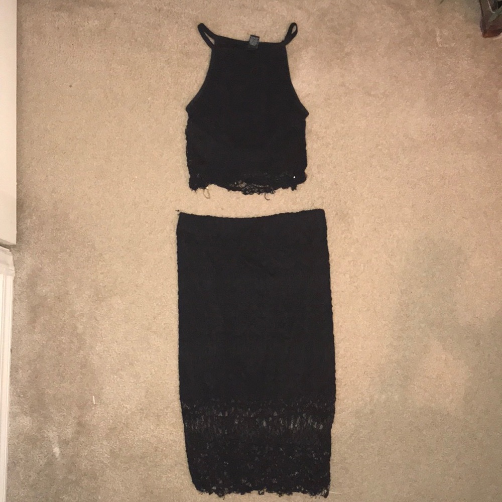 Lace two piece set